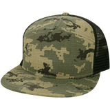 Legacy H7FB Hopback 7-Panel Flat Brim Trucker Hat - Wholesale