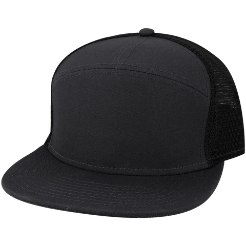 Legacy H7FB Hopback 7-Panel Flat Brim Trucker Hat - Wholesale