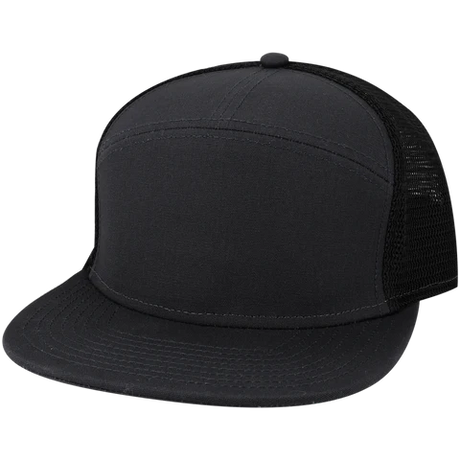Legacy H7FB Hopback 7-Panel Flat Brim Trucker Hat - Wholesale