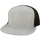 Legacy H7FB Hopback 7-Panel Flat Brim Trucker Hat - Wholesale