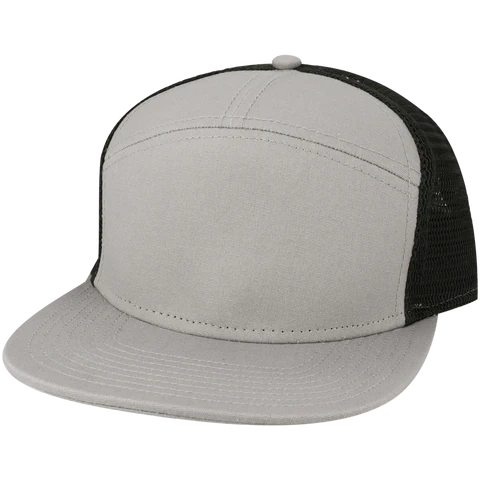 Legacy H7FB Hopback 7-Panel Flat Brim Trucker Hat - Wholesale