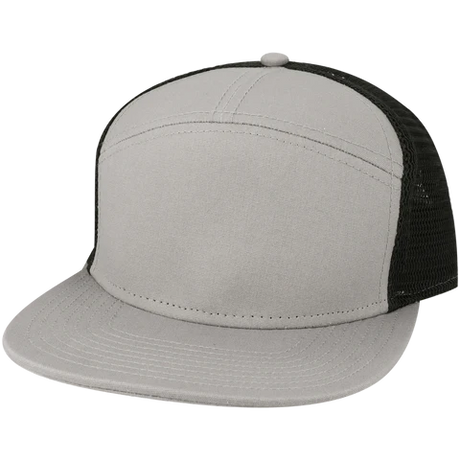 Legacy H7FB Hopback 7-Panel Flat Brim Trucker Hat - Wholesale
