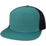 Legacy H7FB Hopback 7-Panel Flat Brim Trucker Hat - Wholesale
