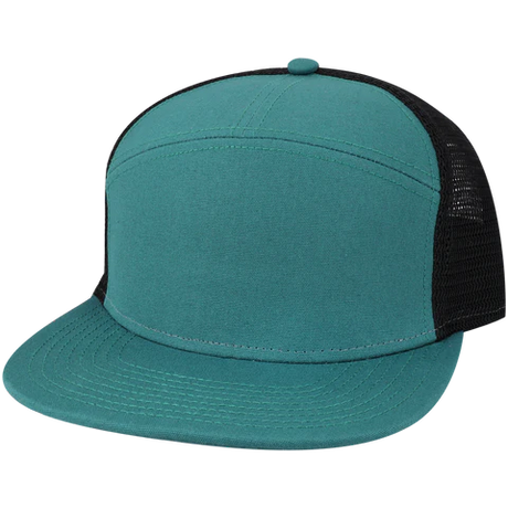 Legacy H7FB Hopback 7-Panel Flat Brim Trucker Hat - Wholesale