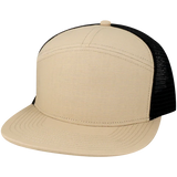 Legacy H7FB Hopback 7-Panel Flat Brim Trucker Hat - Wholesale