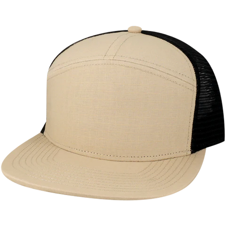 Legacy H7FB Hopback 7-Panel Flat Brim Trucker Hat - Wholesale