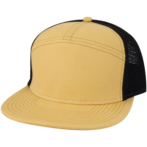 Legacy H7FB Hopback 7-Panel Flat Brim Trucker Hat - Wholesale