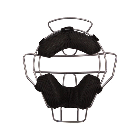 ULTRA LIGHTWEIGHT UMPIRE FACE MASK WITH DRYTEK BLACK