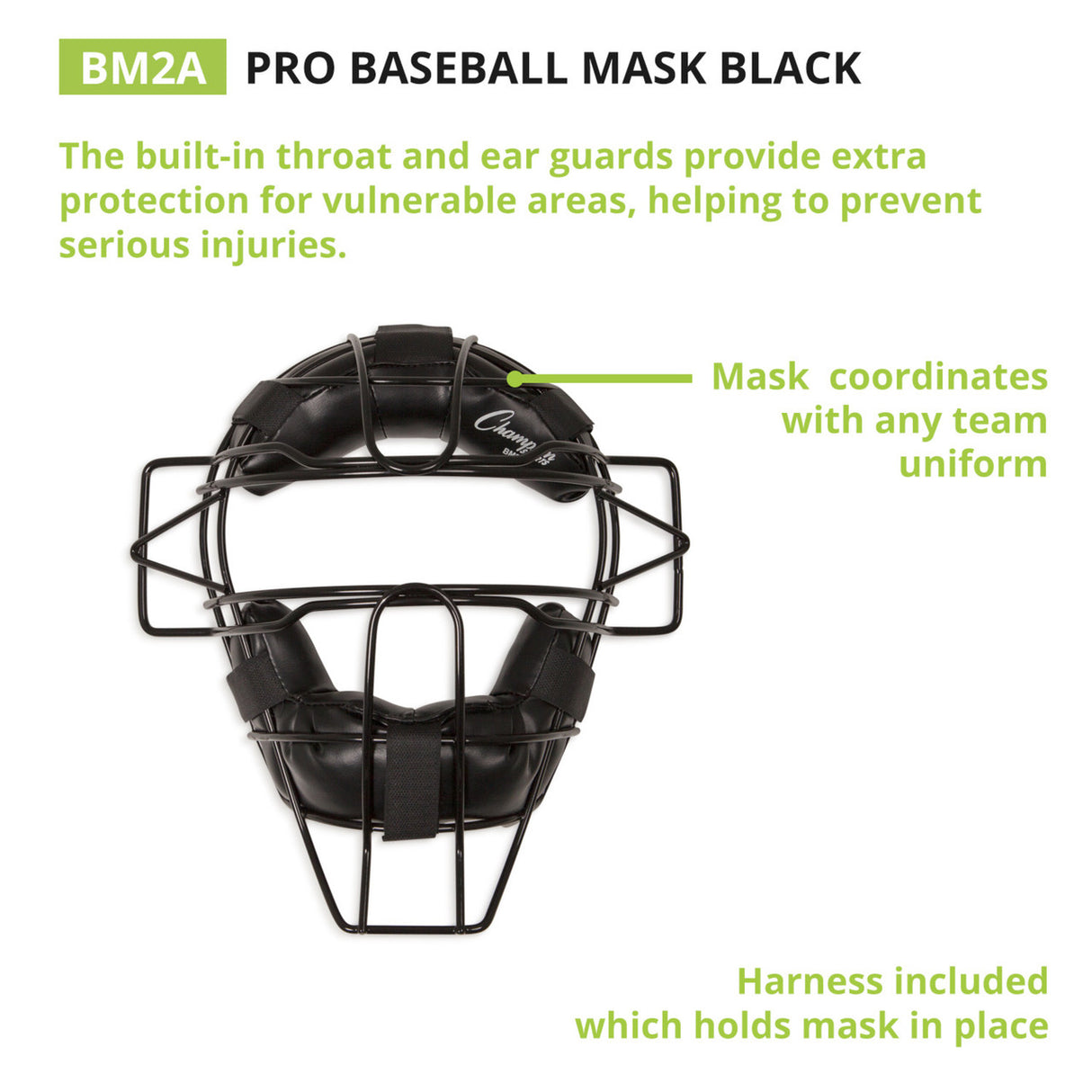 Champion Sports PRO BASEBALL MASK, ADULT