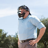 ULTRA LIGHTWEIGHT UMPIRE FACE MASK WITH EVERCLEAN BLACK