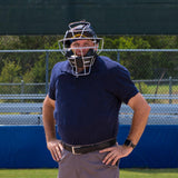 ULTRA LIGHTWEIGHT UMPIRE FACE MASK WITH EVERCLEAN BLACK