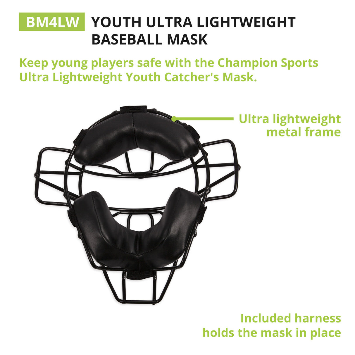 Champion Sports ULTRALIGHTWEIGHT MASK, YOUTH