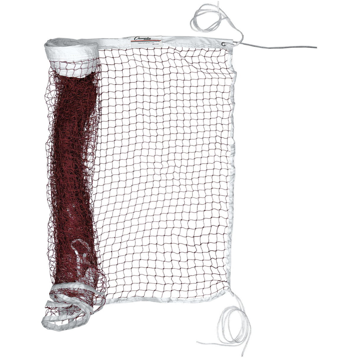 Champion Sports 18-PLY BADMINTON NET, NYLON COATED STEEL CABLE