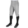 TRIPLE CROWN KNICKER WITH BRAID | Champro BP101 Accessories Champro Sports GREY BLACK PIPE Youth X-Small