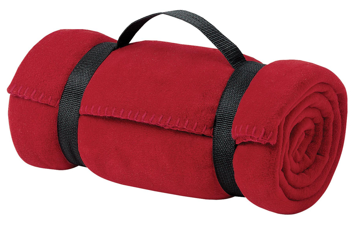 Port Authority BP10 Value Fleece Blanket with Strap