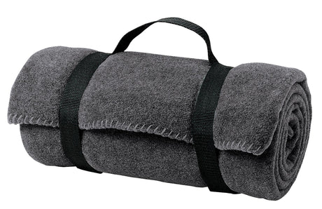 Port Authority BP10 Value Fleece Blanket with Strap