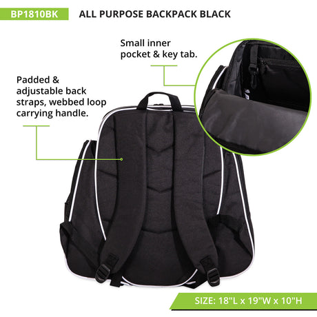 ALL PURPOSE BACKPACK DARK GREEN