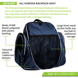 ALL PURPOSE BACKPACK DARK GREEN