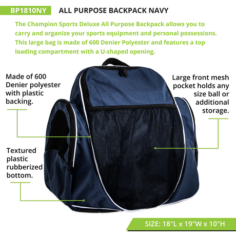 ALL PURPOSE BACKPACK DARK GREEN
