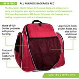 ALL PURPOSE BACKPACK DARK GREEN
