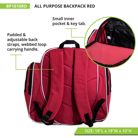 ALL PURPOSE BACKPACK DARK GREEN