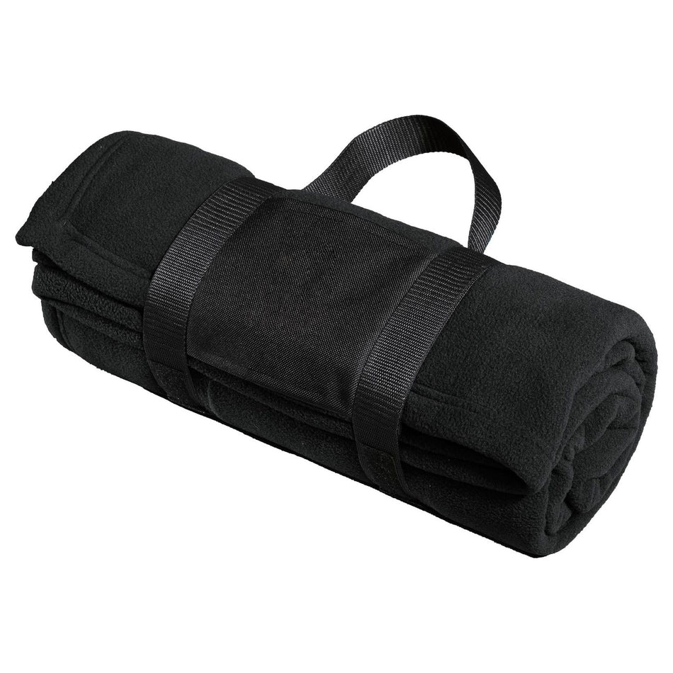 Port Authority ®  Fleece Blanket with Carrying Strap. BP20 - Port Authority BP20