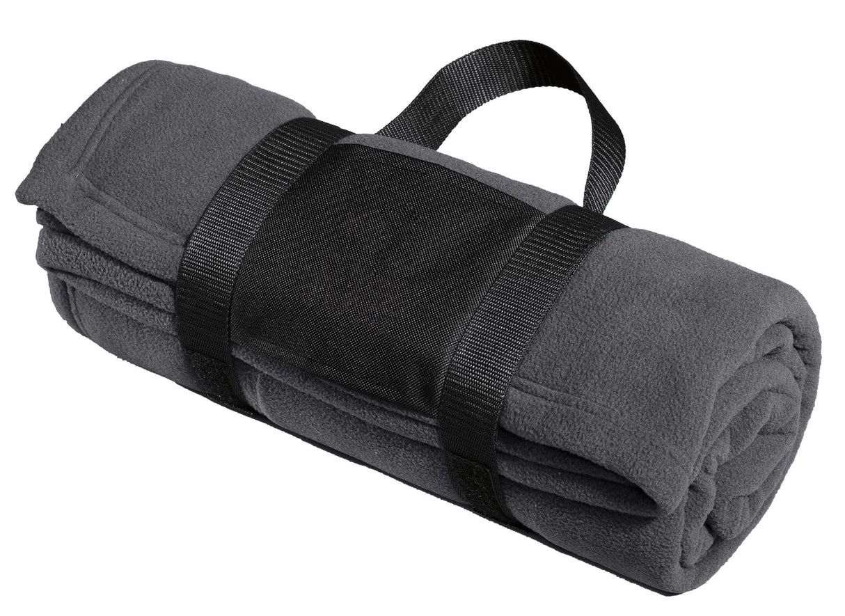 Port Authority ®  Fleece Blanket with Carrying Strap. BP20 - Port Authority BP20