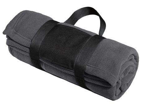 Port Authority ®  Fleece Blanket with Carrying Strap. BP20 - Port Authority BP20