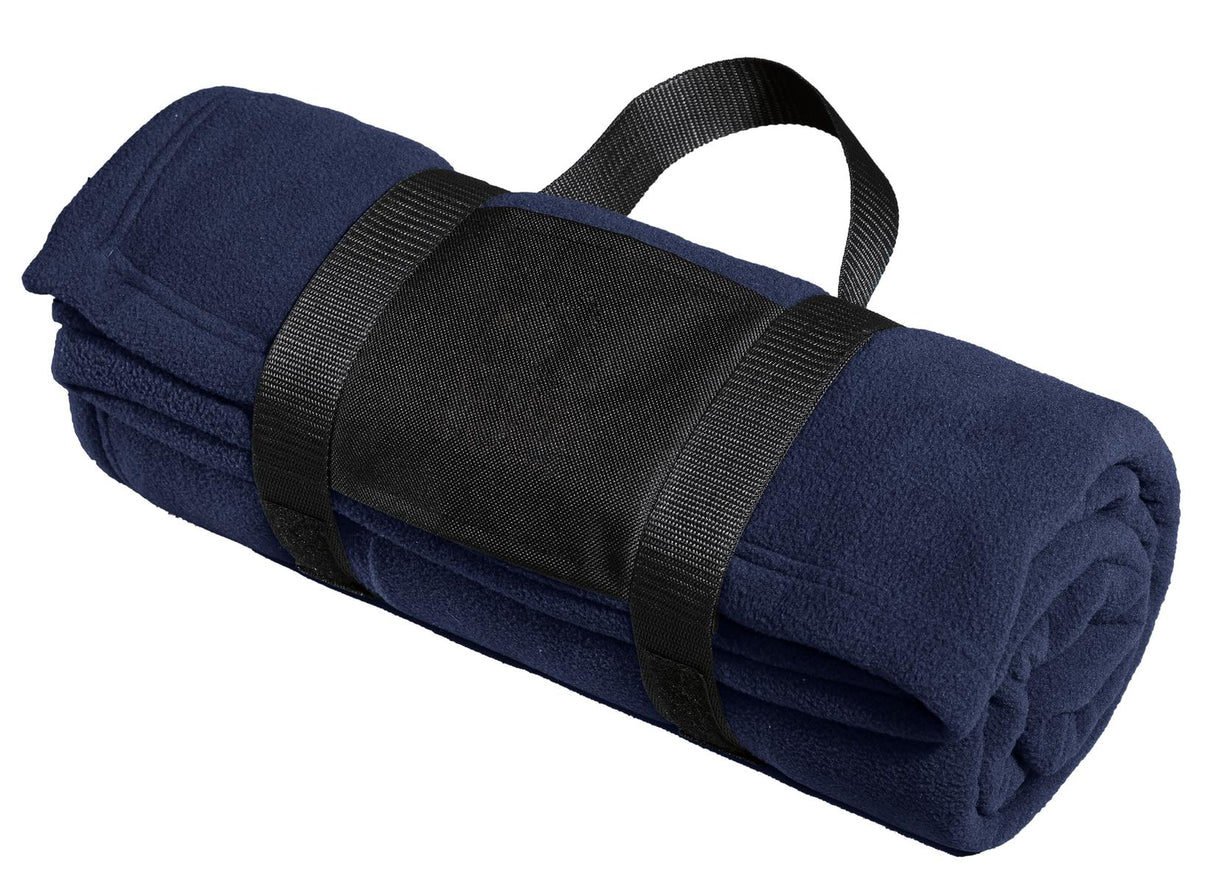 Port Authority ®  Fleece Blanket with Carrying Strap. BP20 - Port Authority BP20