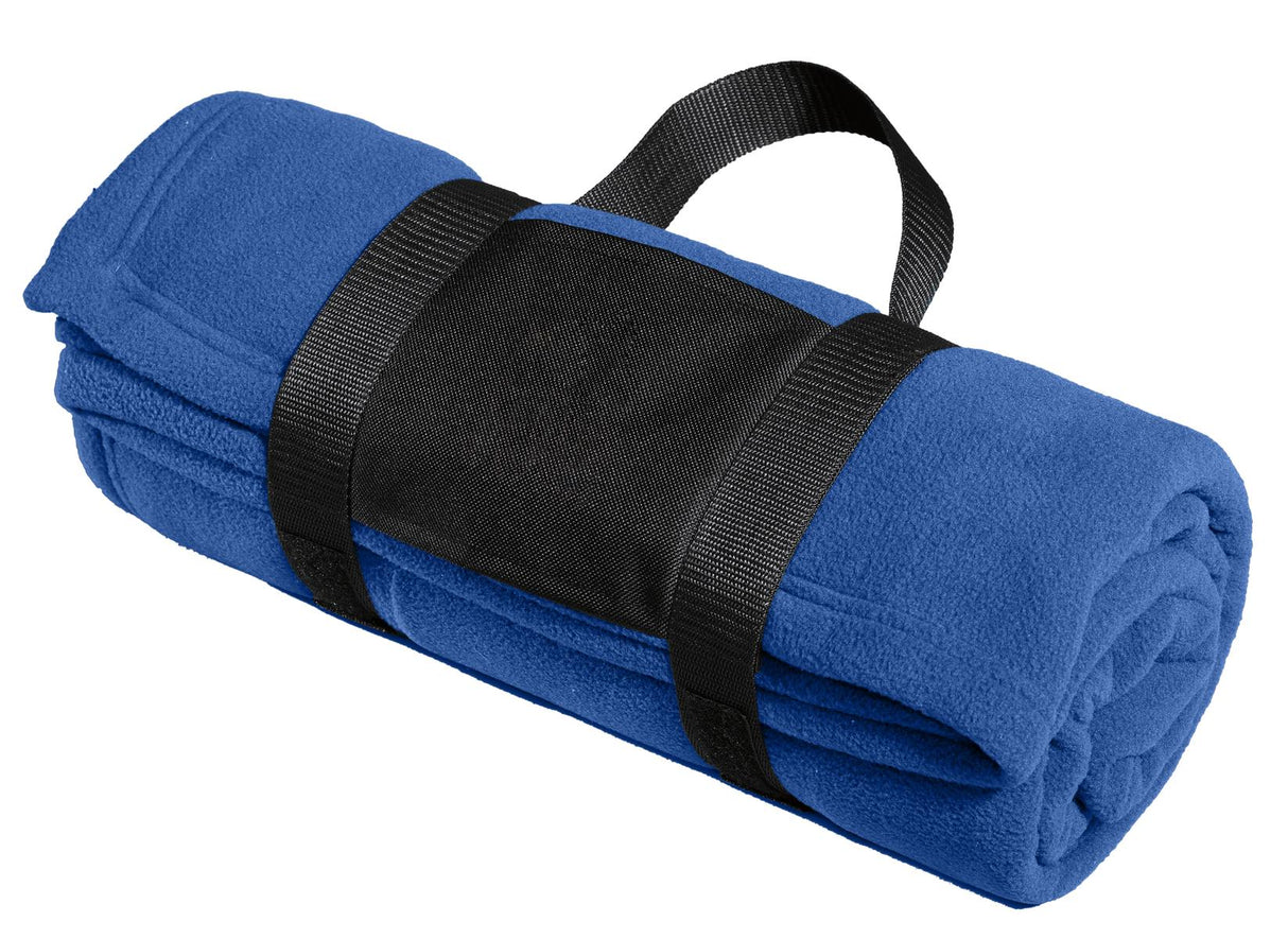 Port Authority ®  Fleece Blanket with Carrying Strap. BP20 - Port Authority BP20