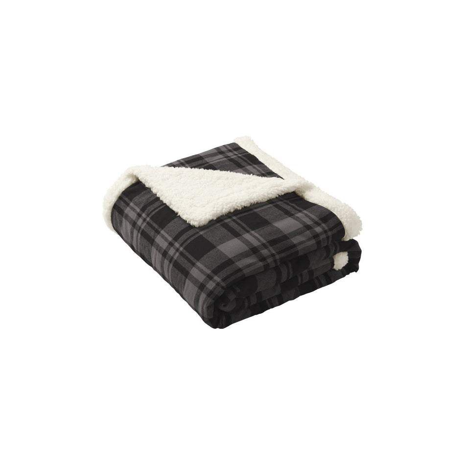 Port Authority  ®  Flannel Sherpa Blanket. BP43 - Port Authority BP43