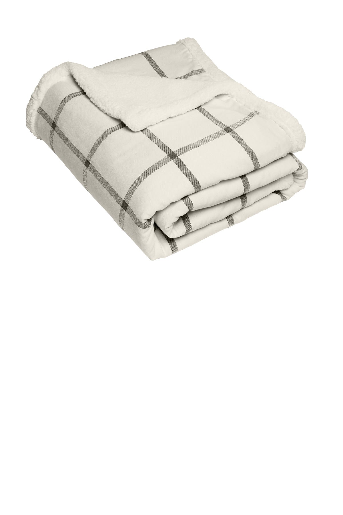 Port Authority  ®  Flannel Sherpa Blanket. BP43 - Port Authority BP43