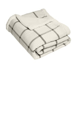 Port Authority  ®  Flannel Sherpa Blanket. BP43 - Port Authority BP43