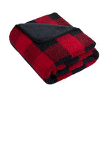Port Authority ®  Double-Sided Sherpa/Plush Blanket BP48 - Port Authority BP48