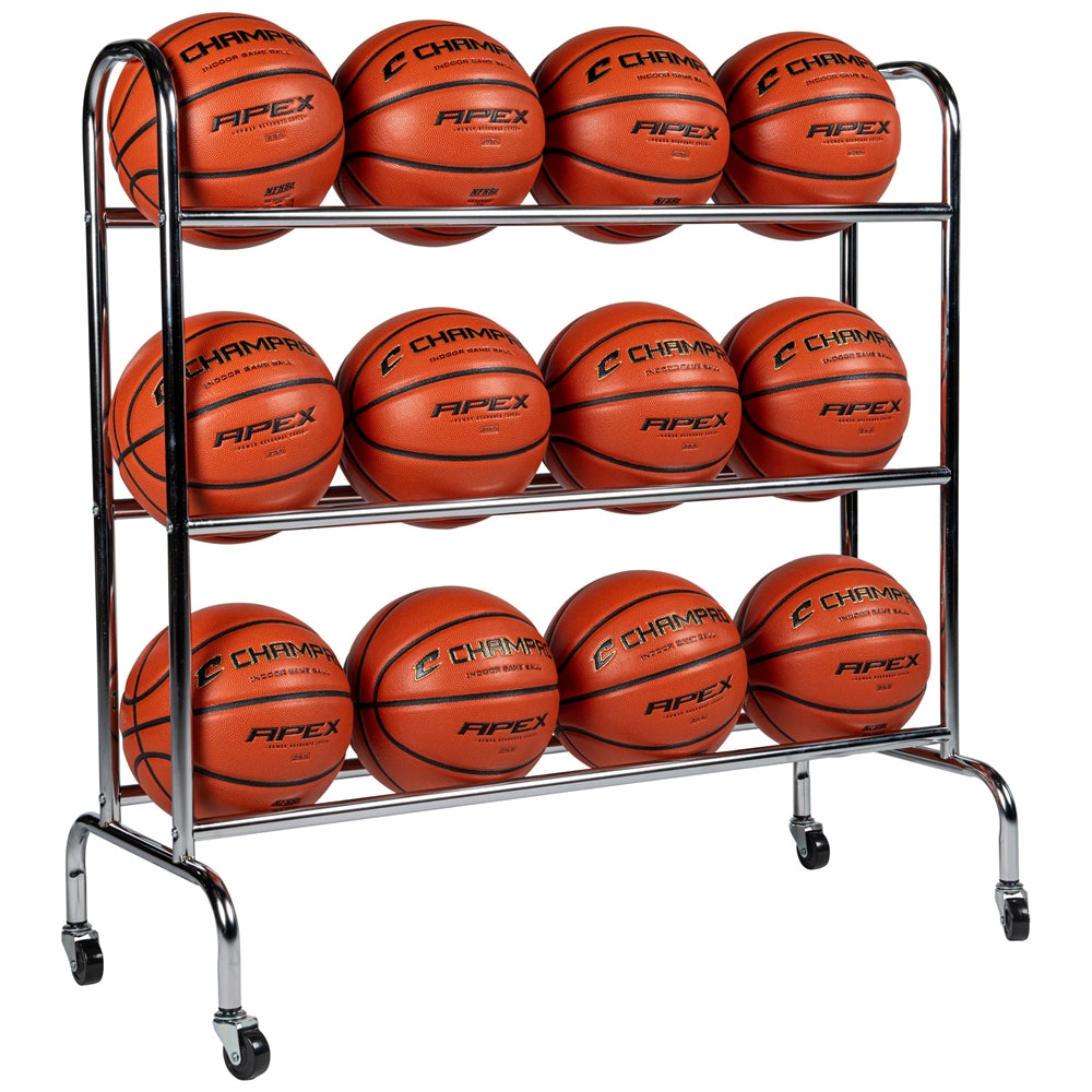 Champro 12 Ball Rack w/Casters | Champro BR12 Champro Standard Standard