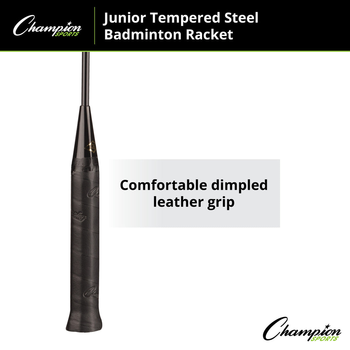 Champion Sports BEGINNER TEMPERED STEEL BADMINTON RACKET