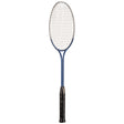 BEGINNER TEMPERED STEEL TWIN SHAFT BADMINTON RACKET WITH STEEL STRINGS