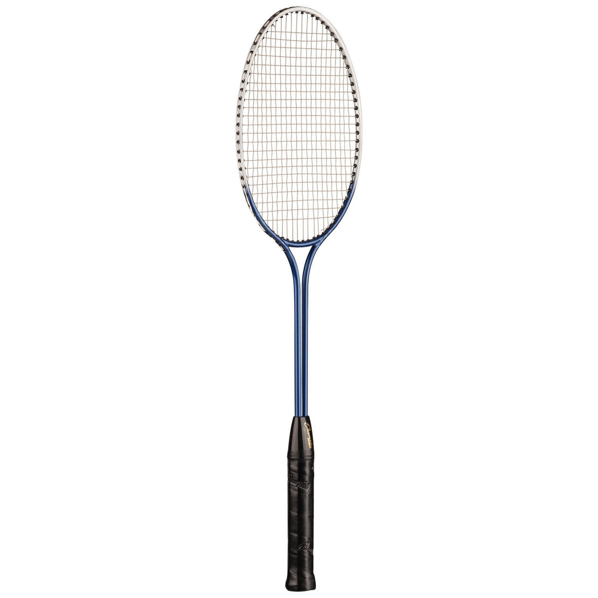 BEGINNER TEMPERED STEEL TWIN SHAFT BADMINTON RACKET WITH STEEL STRINGS