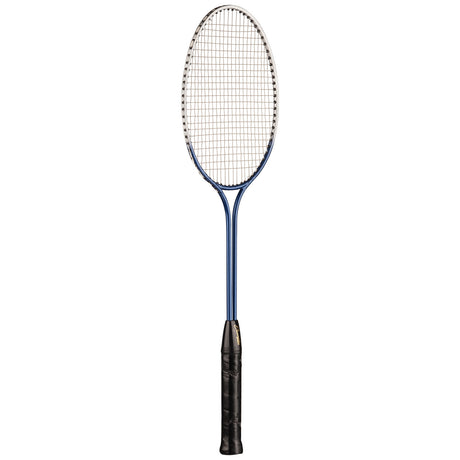BEGINNER TEMPERED STEEL TWIN SHAFT BADMINTON RACKET WITH STEEL STRINGS