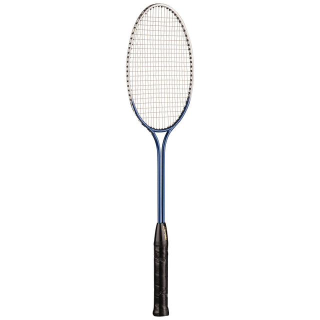BEGINNER TEMPERED STEEL TWIN SHAFT BADMINTON RACKET WITH STEEL STRINGS