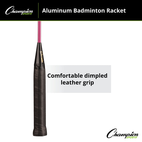 Champion Sports ALUMINUM BADMINTON RACKET WITH COATED STEEL STRINGS