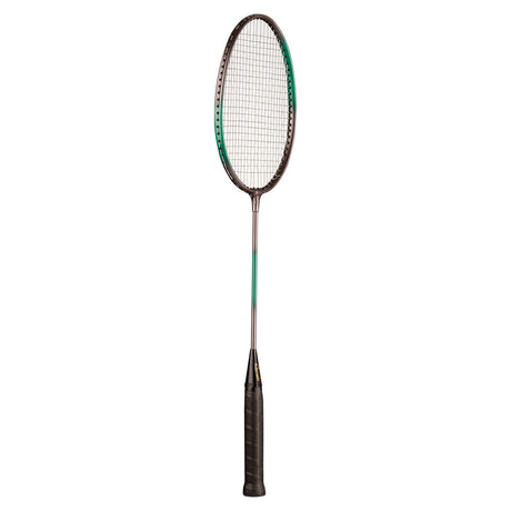 WIDE BODY ALUMINUM BADMINTON RACKET WITH COATED STEEL STRINGS