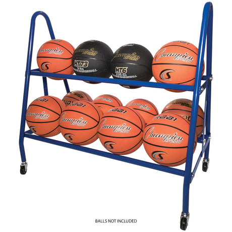 Champion Sports 12-BALL DELUXE HEAVY-DUTY CART