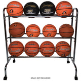 12-BALL POWDER-COATED CART