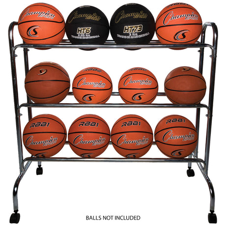 12-BALL POWDER-COATED CART