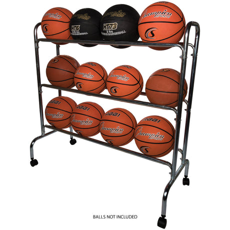 Champion Sports 12-BALL POWDER-COATED CART