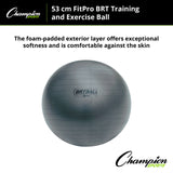 Champion Sports FITPRO BRT TRAINING & EXERCISE BALL 53 CM