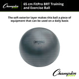 Champion Sports FITPRO BRT TRAINING & EXERCISE BALL 53 CM