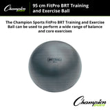 Champion Sports FITPRO BRT TRAINING & EXERCISE BALL 53 CM