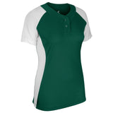 Champro Infinite 2-Button SS Jersey | Champro BS80 Champro FORESTGREENWHITE S